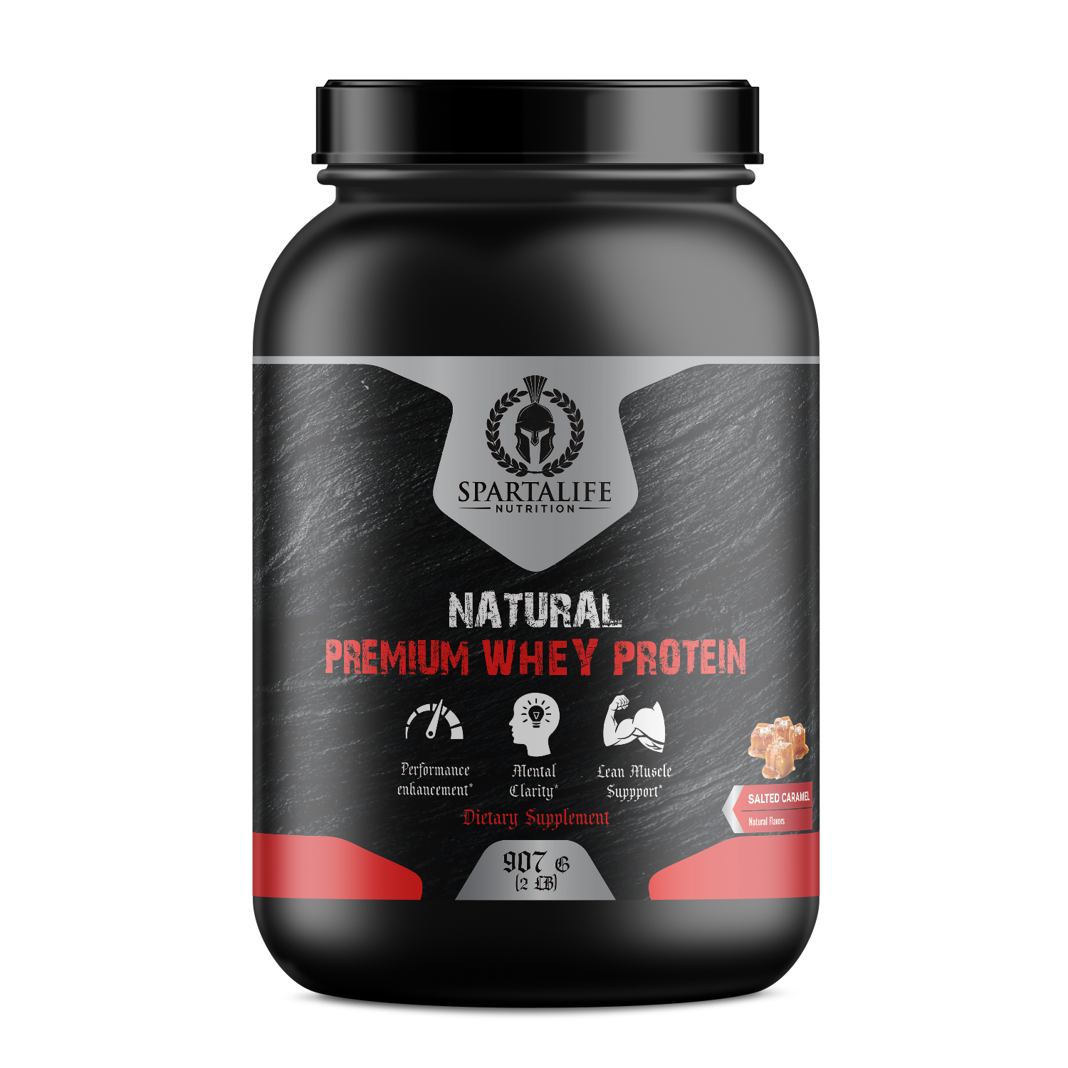 2lb Whey Natural Salted Caramel - 28 servings
