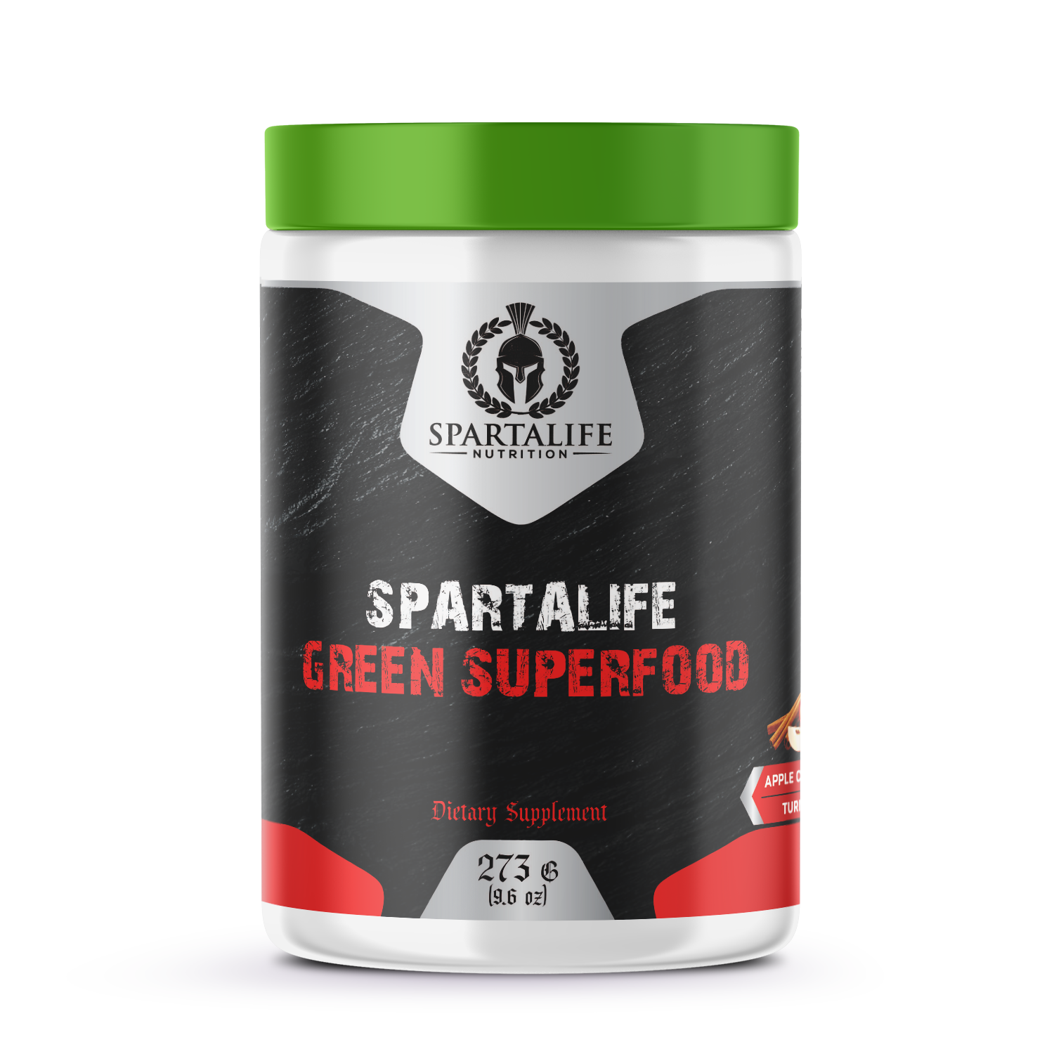 Green Superfood-Apple Cinnamon Turnover