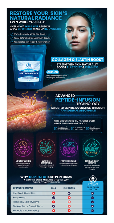 GHK-CU Anti-Aging Peptide Patches